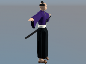samurai japan Modello 3D