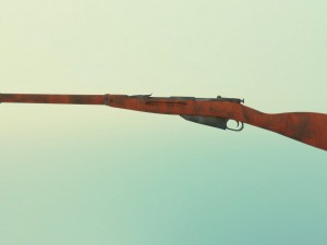 mosin rifle 1891 3D 模型