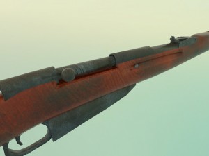 mosin rifle 1891 3D 模型