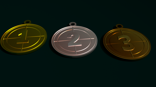 medals 3D 모델 .c4d .max .obj .3ds .fbx .stl .blend 