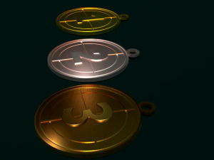 medals 3D Model