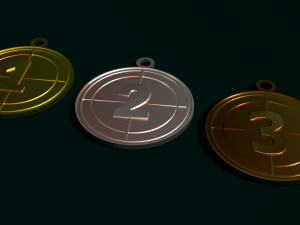 medals 3D 모델