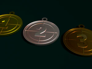 medals 3D Model