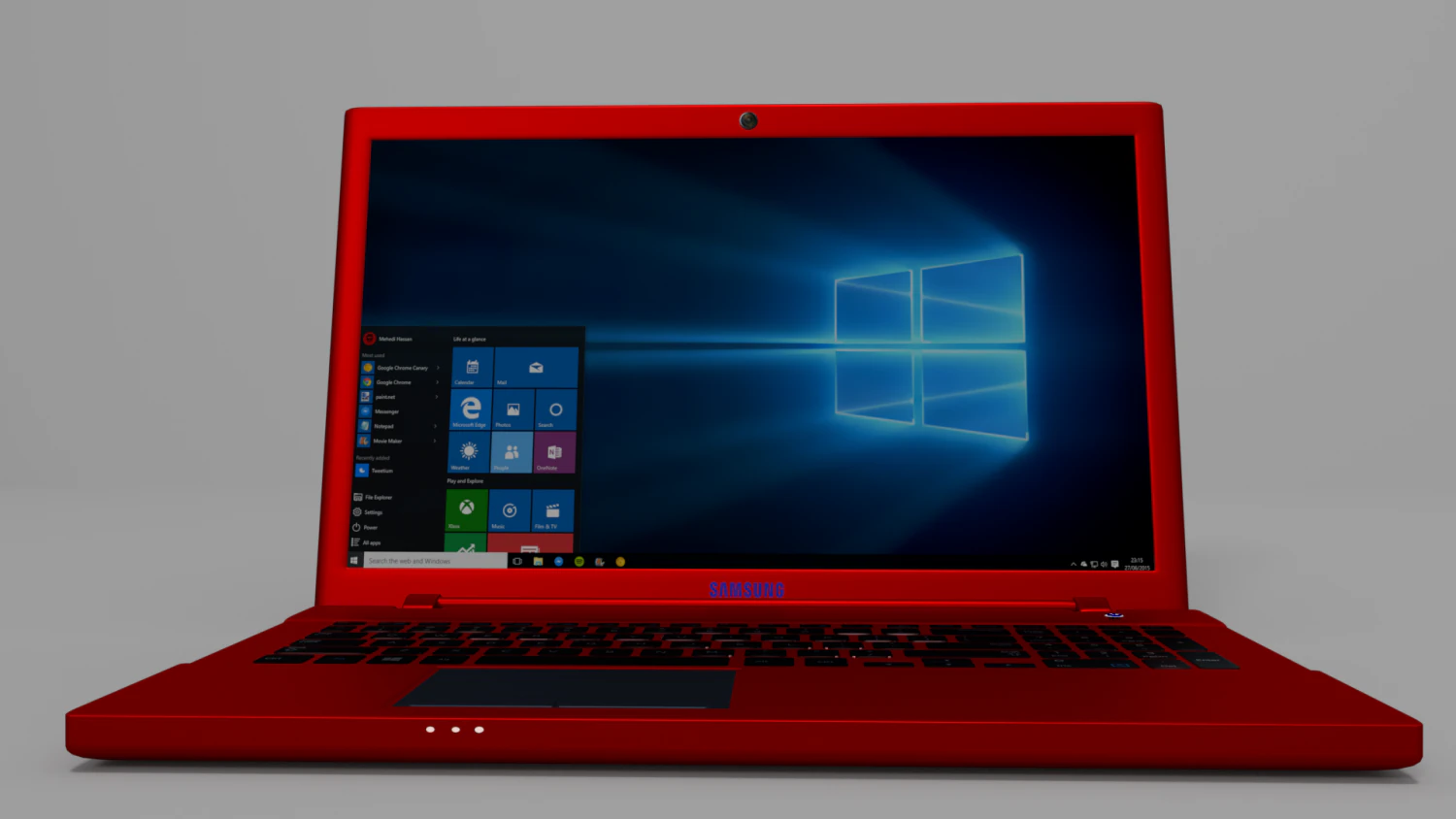 laptop samsung ativ book 2 np270e5e-k03 3D Model .c4d .max .obj .3ds .fbx .stl .blend 