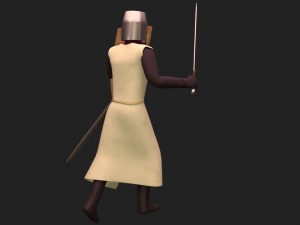 crusader Model 3D