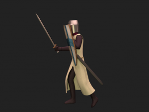 crusader Model 3D