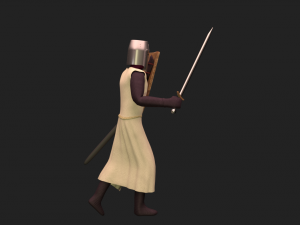 crusader Model 3D