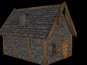medieval house 1 3D 模型