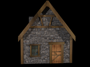 medieval house 1 Modello 3D