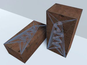 red brick 3d 3D Model