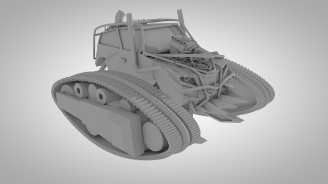 the big beast Model 3D .c4d .max .obj .3ds .fbx .stl .blend 