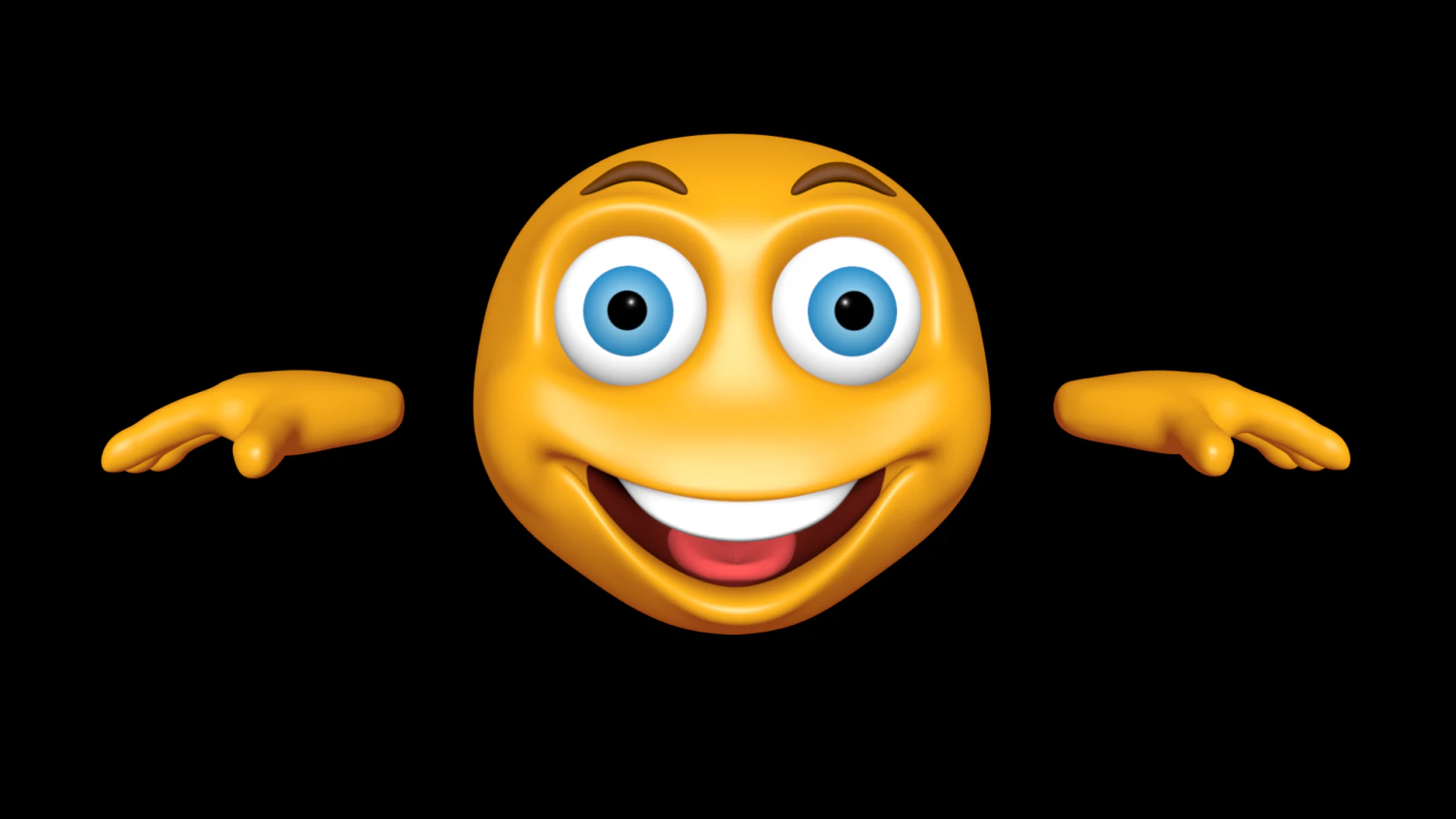smiley lokcy - rigged 3D Model .c4d .max .obj .3ds .fbx .stl .blend