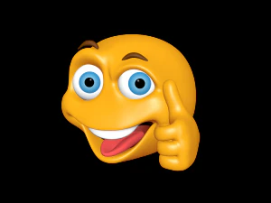 smiley lokcy - rigged 3D Model