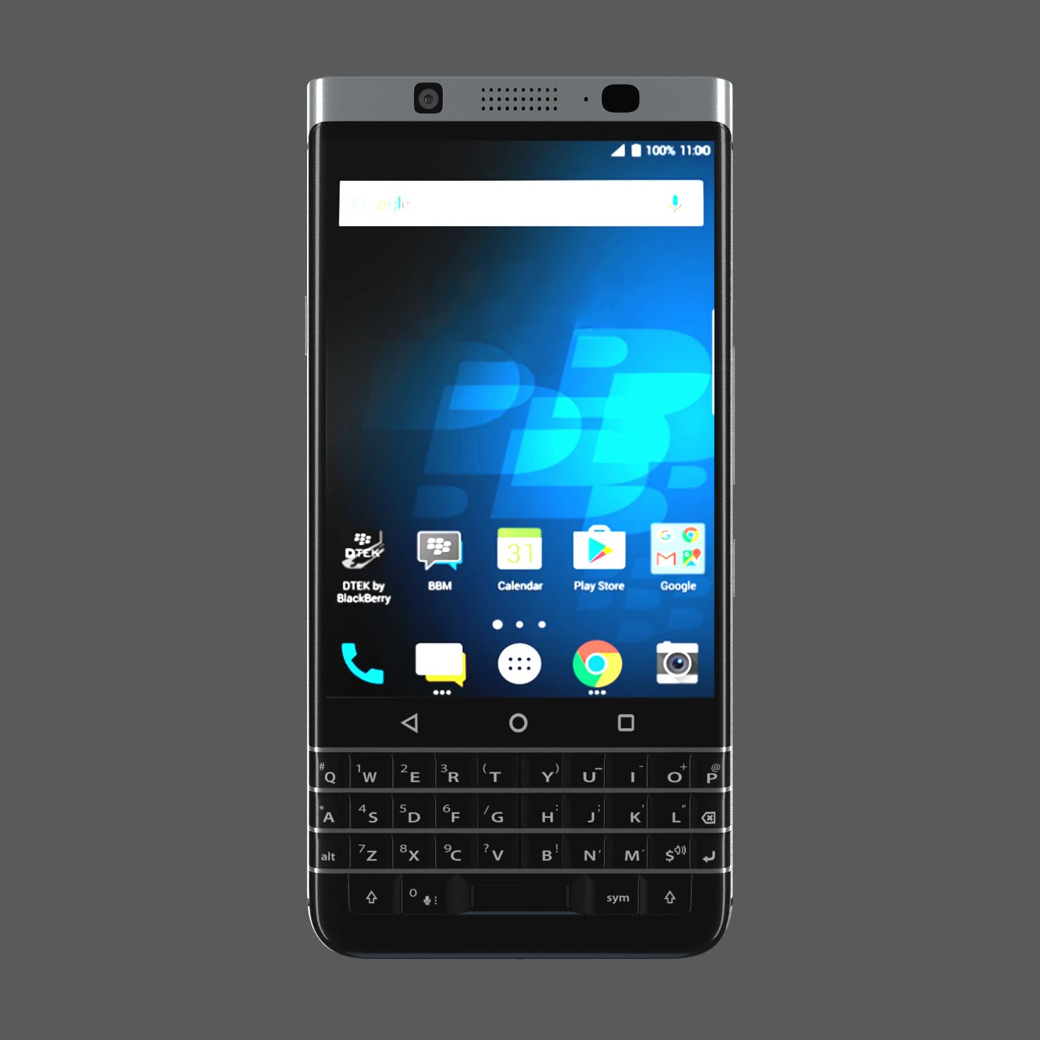 blackberry keyone 3D Model .c4d .max .obj .3ds .fbx .stl .blend 