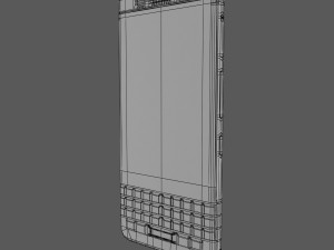 blackberry keyone 3D Model