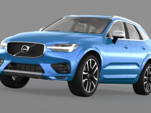 volvo xc60 t6 2018 3D Model