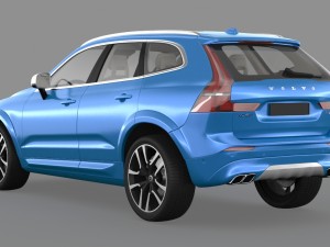 volvo xc60 t6 2018 3D मॉडल