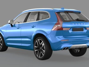 volvo xc60 t6 2018 3D Model