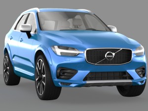 volvo xc60 t6 2018 3D मॉडल