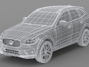volvo xc60 t6 2018 3D मॉडल