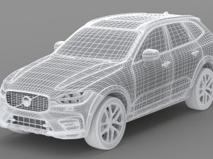 volvo xc60 t6 2018 3D मॉडल