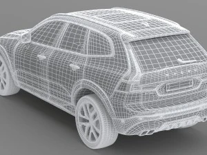 volvo xc60 t6 2018 3D Model