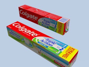 colgate paste cover 3D मॉडल
