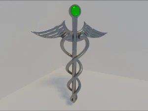 bacchetta di Hermes Modello 3D