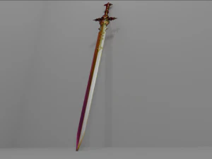 espada Modelo 3D
