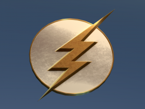 flash badge 3Dモデル