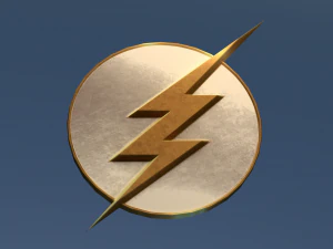 distintivo flash Modello 3D
