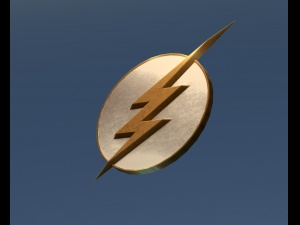 flash badge 3D Model
