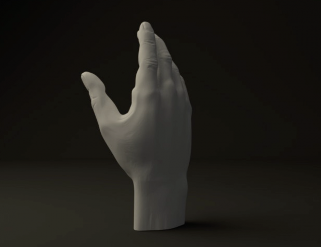hand 3Dモデル .c4d .max .obj .3ds .fbx .stl .blend 