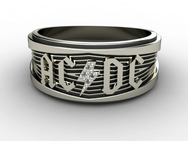 ring acdc 3D Print Model .c4d .max .obj .3ds .fbx .stl .blend 