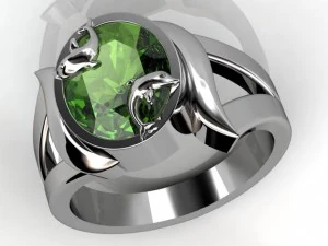 ring dolphin 3D Print Model