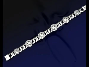 браслет чоловічий - собака 3D Принт Модель