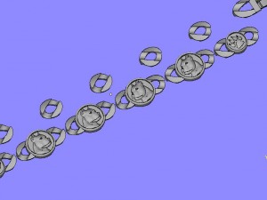 bracelet mens - the dog 3D Print Model