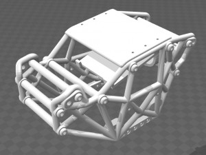 chassis 18 scale 3D Print Model