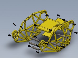 chassis 18 scale 3D Druckmodell