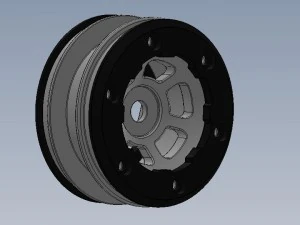 wheel 18 scale 3D Print Model