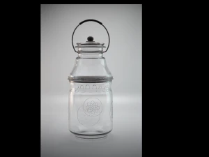 glass jar with accessories 3D Model