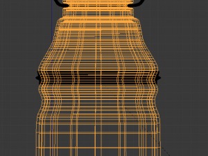 glass jar with accessories Model 3D