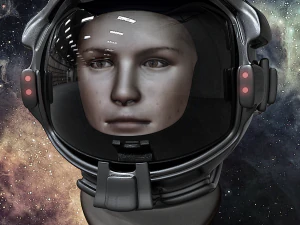 astronaut sci fi 3D Model