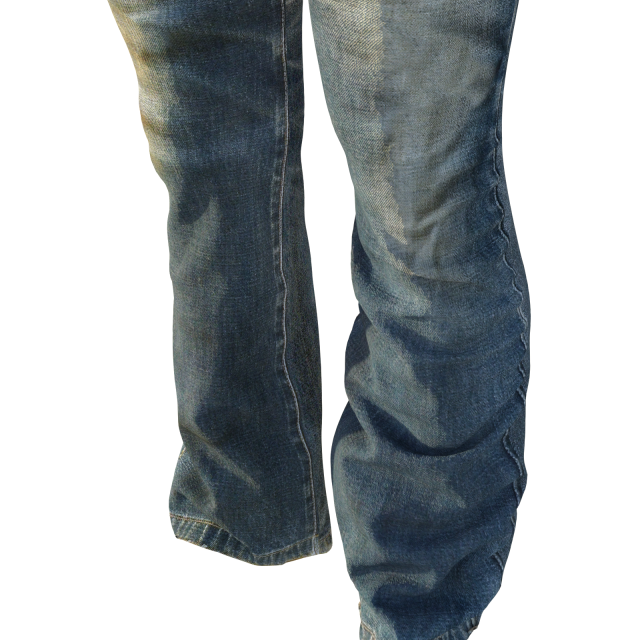 faded boot cut jeans Modelo 3D .c4d .max .obj .3ds .fbx .stl .blend 
