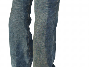 faded boot cut jeans Modelo 3D
