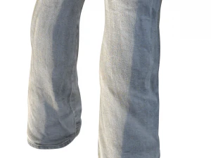 low rise jeans for women 3D Model