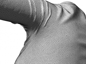 realistic t-shirt for women 3D 模型