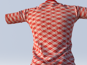 realistic t-shirt for women 3D 模型