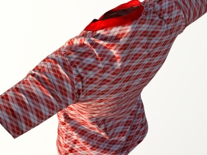 realistic t-shirt for women 3D 模型