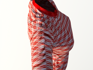 realistic t-shirt for women 3D 模型